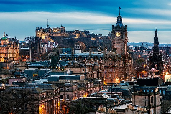 Edinburgh at dusk