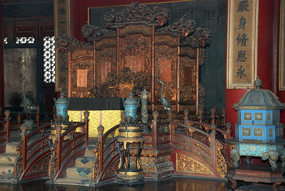 Throne Room - Forbidden city, Beijing, China