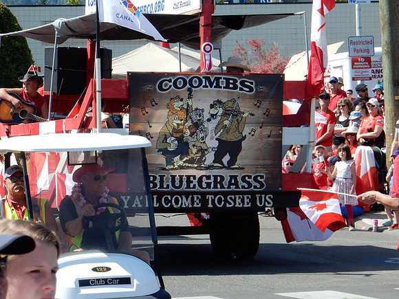 Coombs Rodeo and blue Grass festival was well advertised