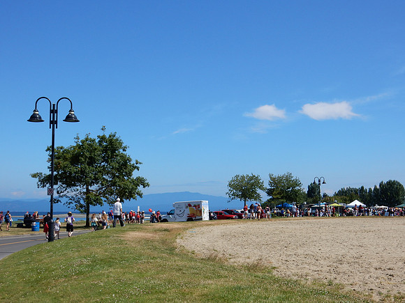 Out to the Beach Park after the parade.