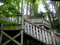 Part of the "Thousand Steps" stairway