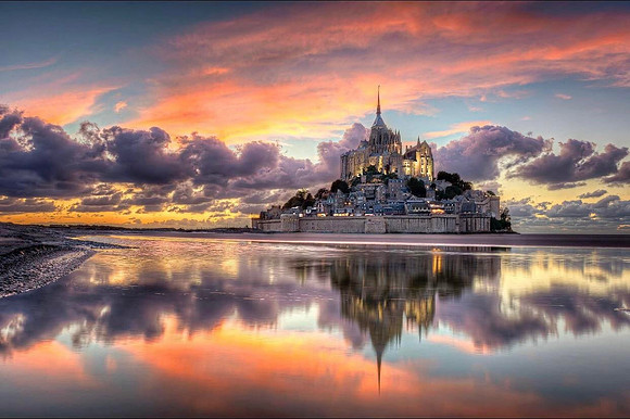 Mont St Michel, north coast of France
