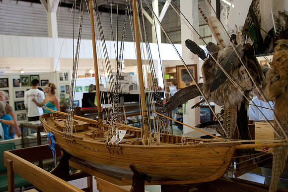 A model of the Bluenose schooner - and very well done too