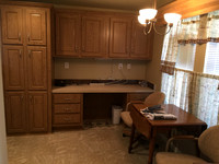 Kitchen dining area and work station