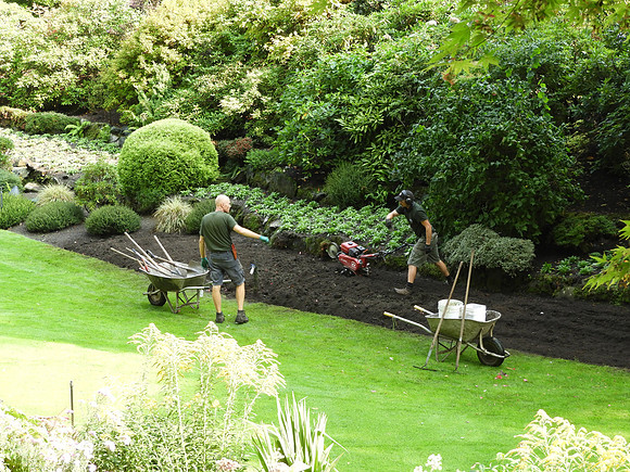 A never ending process - There are over 50 people involved in maintaining the gardens, all year long