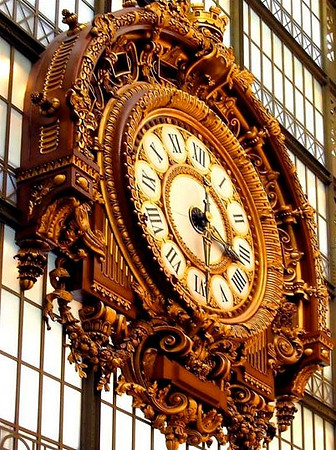large clock in the Musee D'Orsay