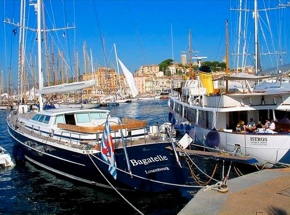 Yacht harbor in Cannes