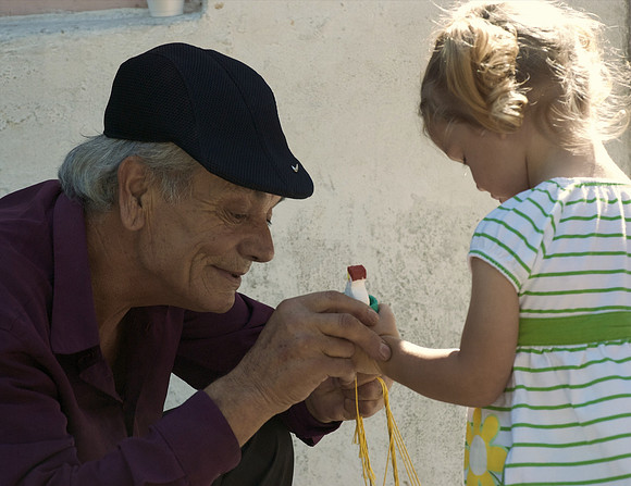 Grandfather & Granddaughter - St Telmo Market, Buenos Aires, Argentina
