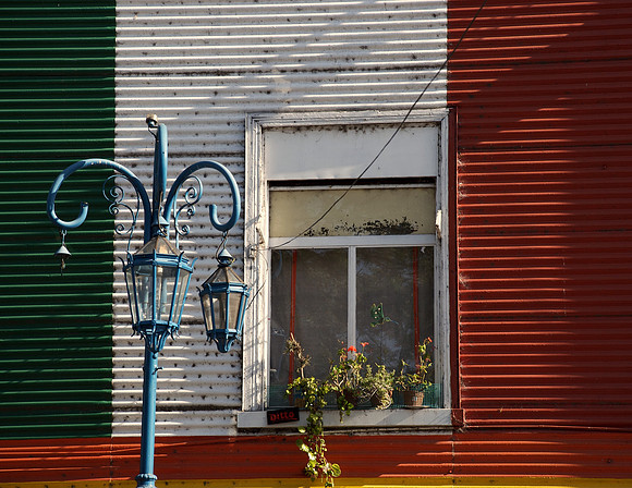La Boca painted house - Buenos Aires, Argentina