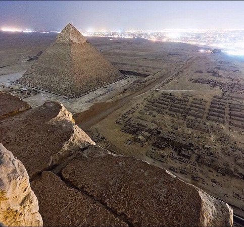 Illegal photo from atop the pyramid