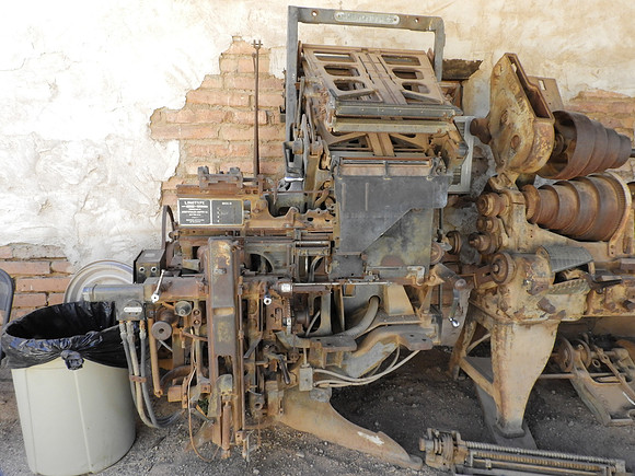 Linotype printer