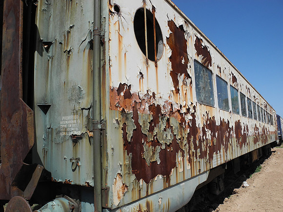 Old train in Buenos Aires