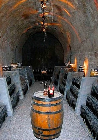 Mumm's champagne cellar