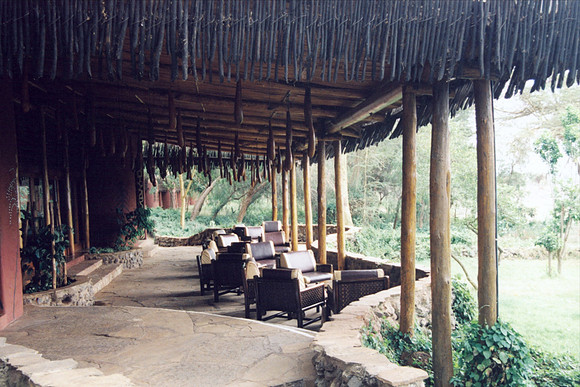 Main lodge patio